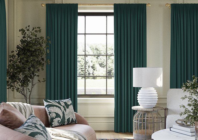 Sunningdale, Peacock - Made to Measure Curtains - Image 3